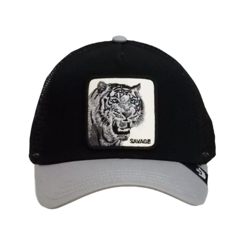 Goorin Bros. The Savage Tiger Trucker Cap - 101-1778-BLK Odzież/Czapki/Czapki z daszkiem Your Sports Performance
