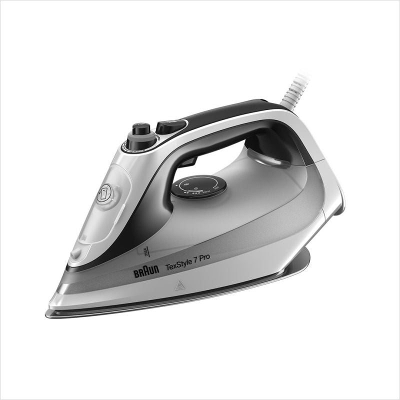Braun TexStyle 7 Pro SI7149WB Dry and Steam Iron EloxalPlus Soleplate 2900 W, White AGD - Produkty/Żelazka i generatory pary Your Sports Performance