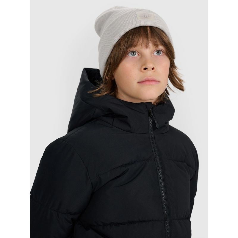 Boy's down jacket with synthetic filling 4F 4FJRAW25TDJAM0805-20S