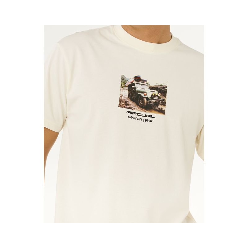Men's RIP CURL Search Rig Tee White