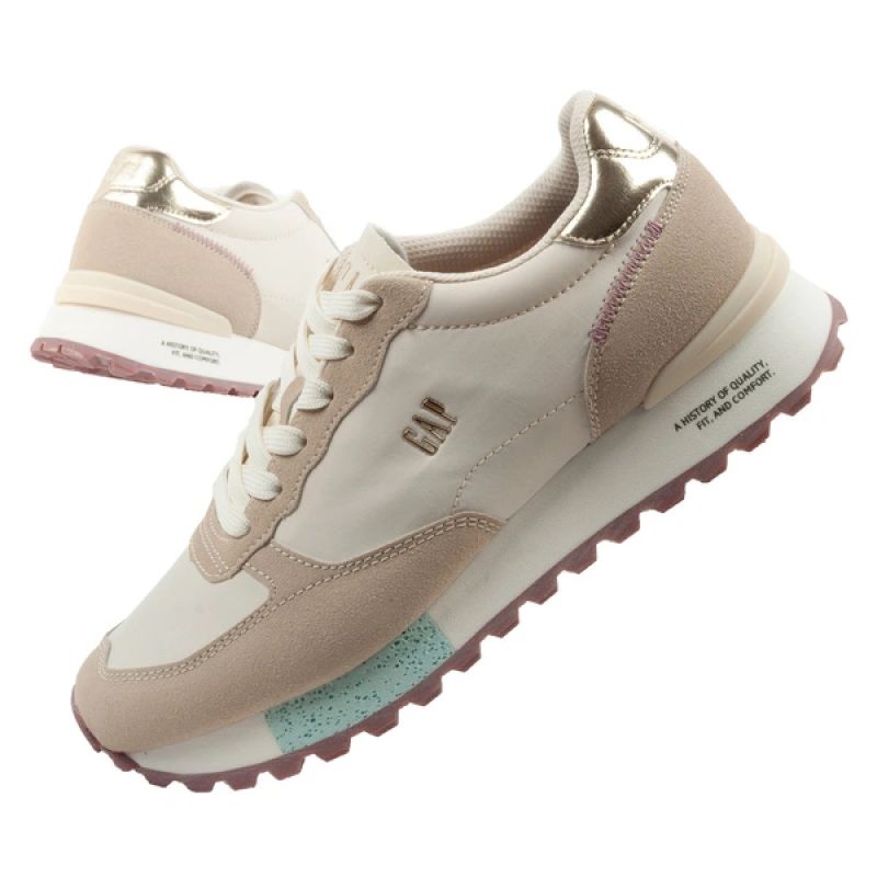 Gap women's sports shoes Osaka beige sneakers comfortable fashionable Your Sports Performance