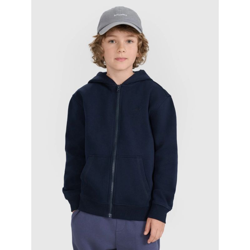 Boy's zip-up hooded sweatshirt 4F 4FJRMM00TSWSM2481-31S *Kategoria tymczasowa Your Sports Performance