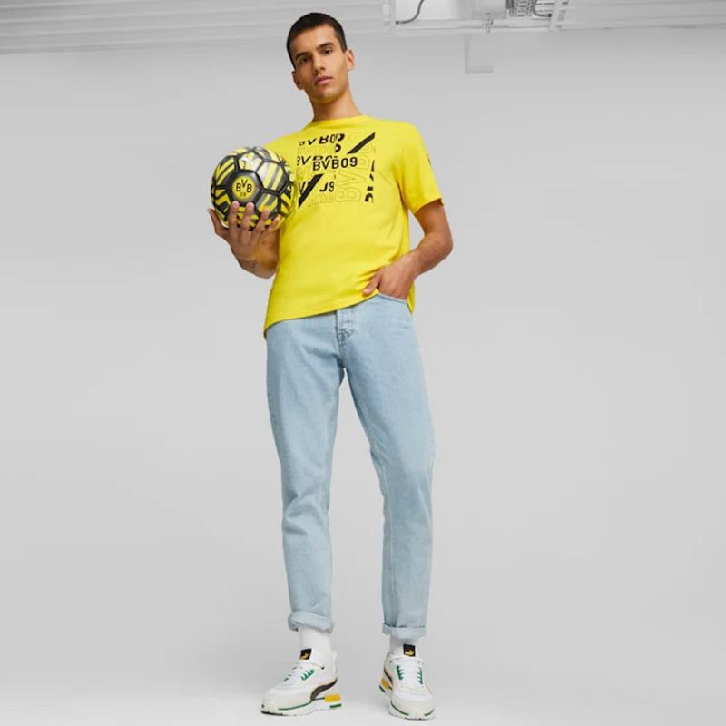 Puma Borussia Dortmund FtbCore Graphic Tee M 771857-01 Clothing/Football Puma
