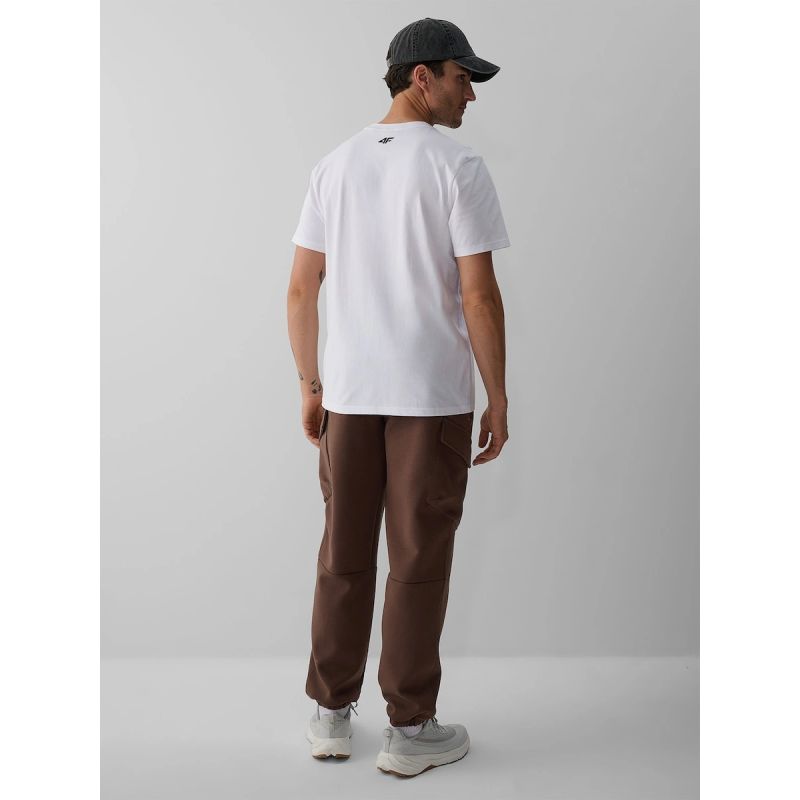 Men's cargo sweatpants 4F 4FRAW26TTROM2091-81S