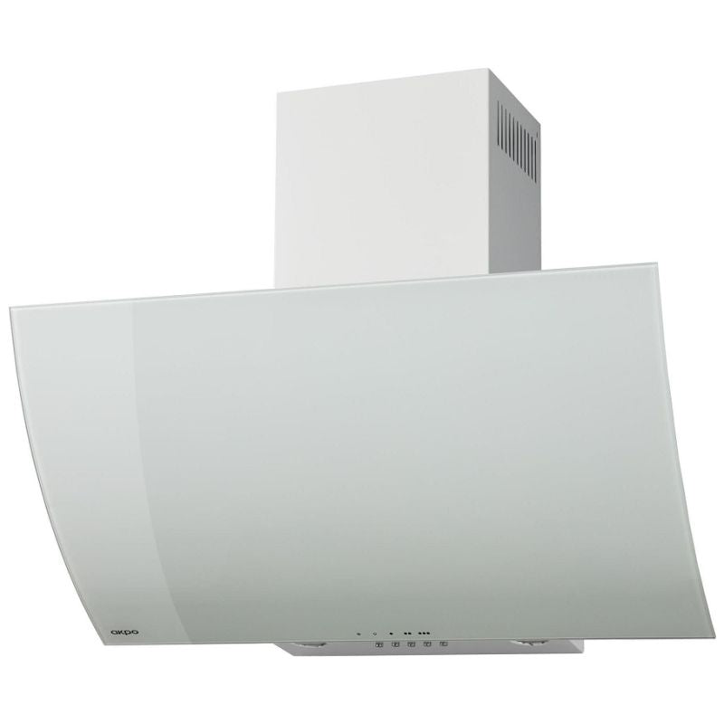 AKPO WK-4 Clarus 60 White chimney hood (600mm; curved white glass front) AGD - Produkty/Okapy kuchenne Your Sports Performance