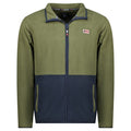 Geographical Norway Men's Fleece Touki Fz Kaki Db Men 233 kaki (WZ6702H/GN-Kaki) Geographical Norway