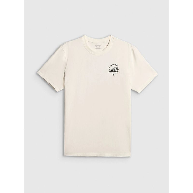Men's relaxed T-shirt with print 4F 4FRSS26TTSHM4296-11S