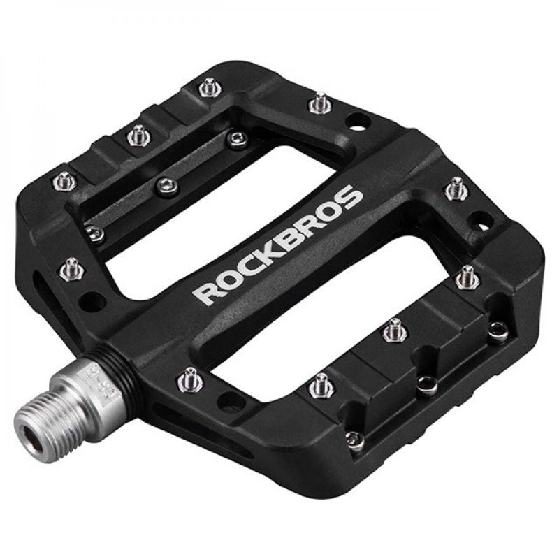 Rockbros 2017-12CBK Nylon Bicycle Pedal Set - Black Import z Action/Rowery i akcesoria/Części rowerowe Your Sports Performance