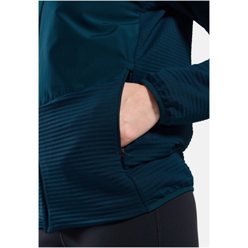 Women's Odlo ESSENTIAL INSULATOR HYBRID Jacket, green