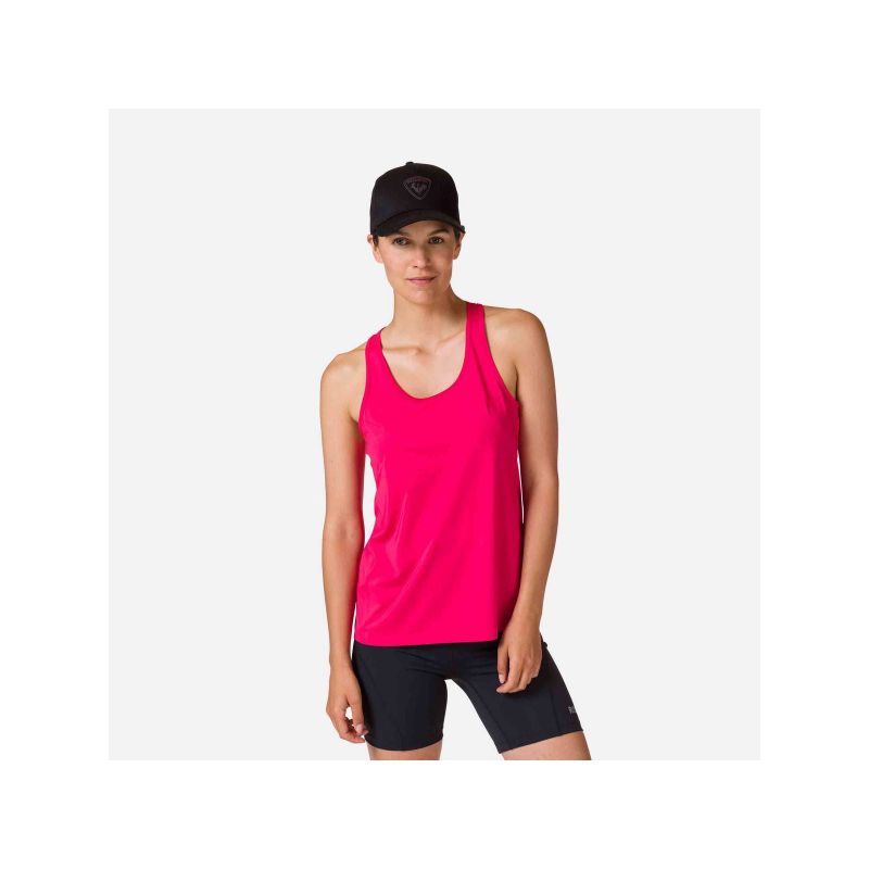 Rossignol W Tech Tank Top Pink Import z PMSport Your Sports Performance