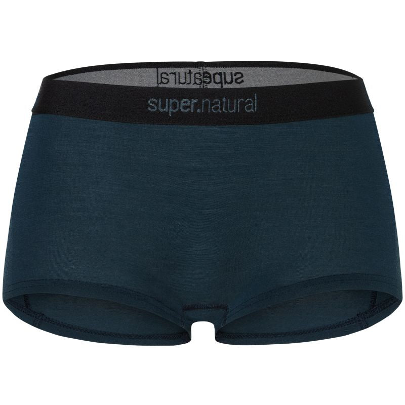 Women's Sports Boxer Briefs SUPER.NATURAL W TUNDRA175 BOYFRIEND HIPSTER navy blue
