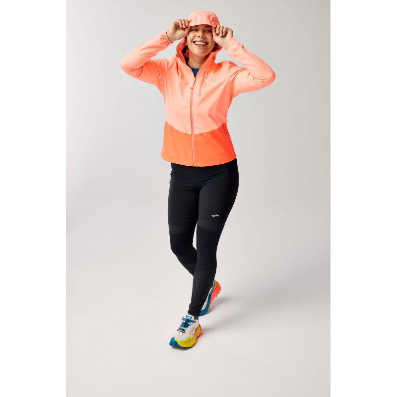 High Point Waterproof Jacket 2 Women's Running Jacket Pink Import z Brooks/Brooks/Kurtki Your Sports Performance