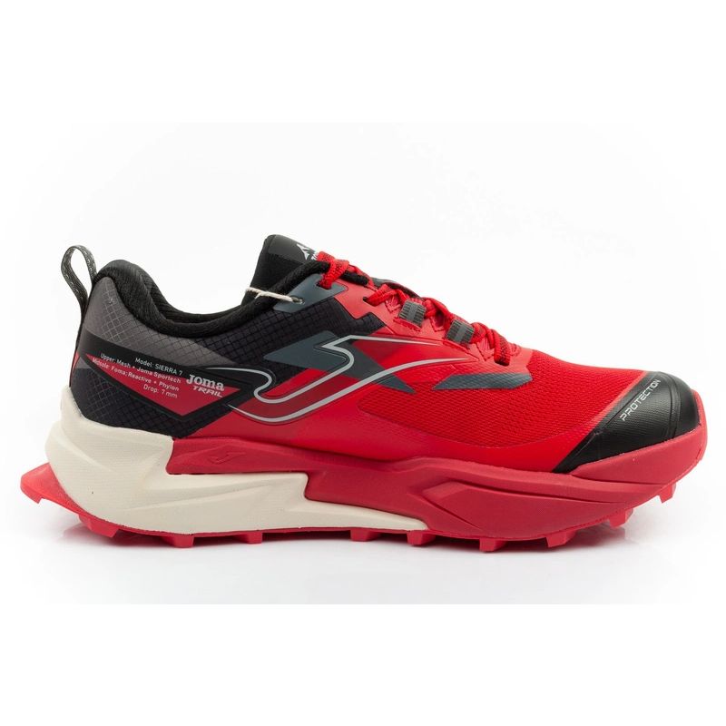 Joma men's trail running shoes Sierra off-road cushioned red Joma