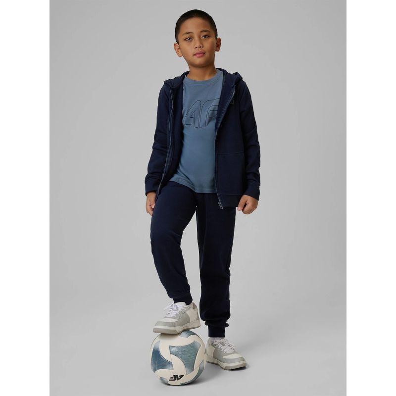 Boy's regular hooded sweatshirt 4F 4FJRMM00TSWSM2747-31S