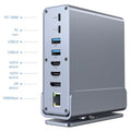 GEMBIRD MULTI ADAPTER USB TYPE CF 15IN1 (USB AF-PORTS V.2X2+V.3X3, TYPE CF+HDMIX2+DISPLAYPORT+PD+CARD READER+GIGALAN+AUDIO GRAY Kable i adaptery/Adaptery, przejściówki Your Sports Performance