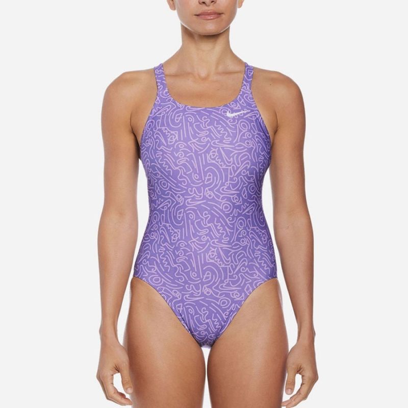 Nike Hydrastrong Multi Print Swimsuit W NESSD011 582 Clothing/Swimming/Nike Nike