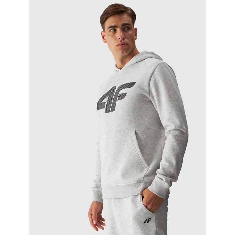 Men's sweatshirt with hood, open, 4F 4FWMM00TSWSM1464-27M *Kategoria tymczasowa Your Sports Performance