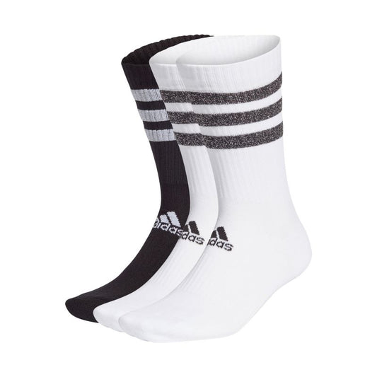 Adidas Glam 3S Cushioned Crew 3Pak GP3543 Socks Clothing/Training/Socks/Unisex/adidas Adidas