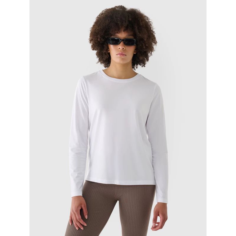 Longsleeve oversize smooth women's 4F 4FWMM00TLONF431-10S *Kategoria tymczasowa Your Sports Performance