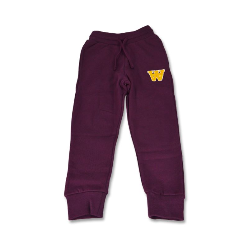 Wood Wood Ran Burgundy Kids' Sweatpants - 10235002-2424 Odzież/Odzież na co dzień Your Sports Performance