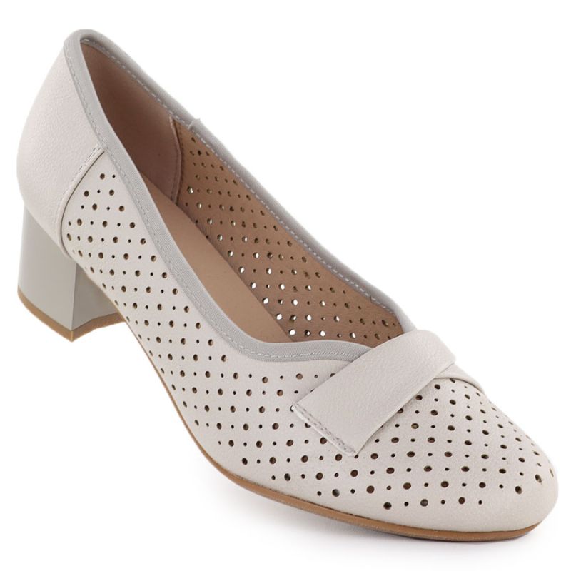 Women's openwork beige pumps Jezzi 233-12 To be categorized Your Sports Performance