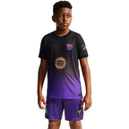 Nike FC Barcelona 2026/27 Match Away Kids' Jersey Black and Purple II1852 505