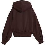 Puma Her Relaxed Hoodie women's sweatshirt brown 694027 33