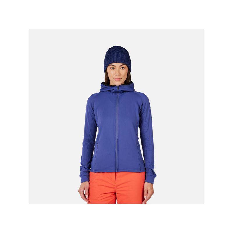 ROSSIGNOL Women's Sweatshirt W Mid Layer Thin Fz Blue