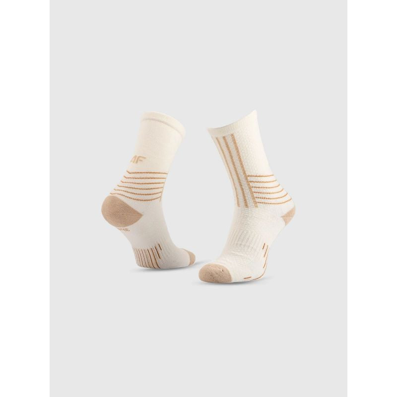 Women's long trekking socks 4F 4FRSS26UFSOF356-90S