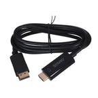 SAVIO CL-56 cable (DisplayPort M - HDMI Type A; 1.5m; black) Kable i adaptery/Kable DisplayPort Your Sports Performance