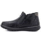 Comfortable black women's ankle boots Potocki 25-90349