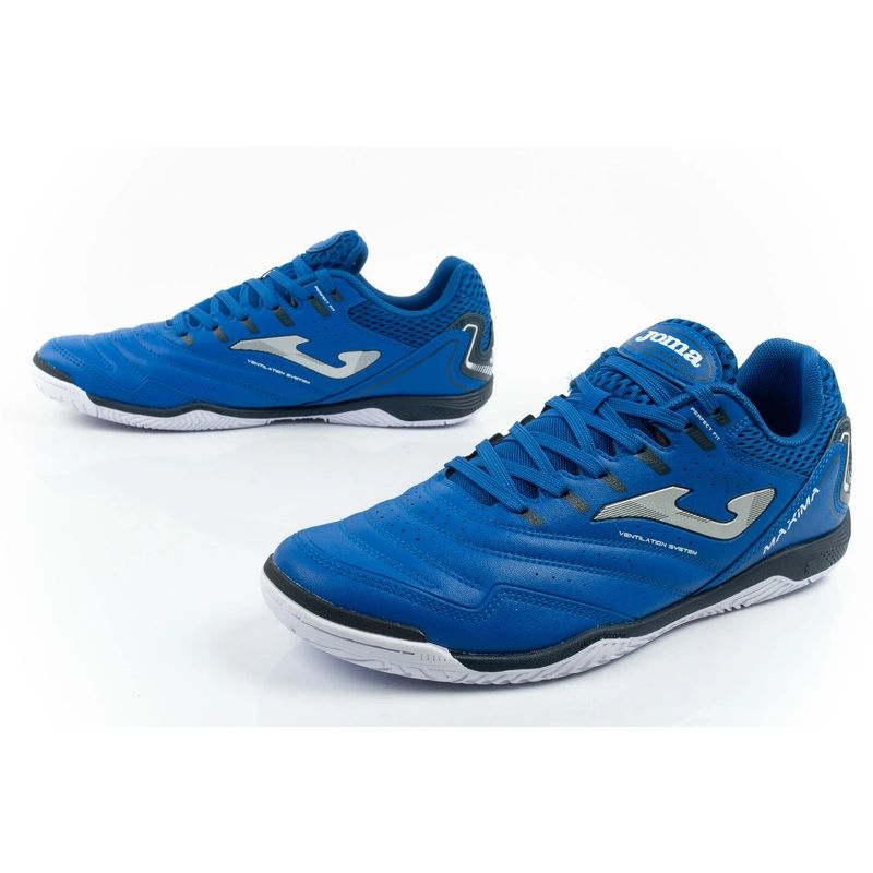 Joma men's sports shoes Maxima 2404 indoor football shoes blue Maxima