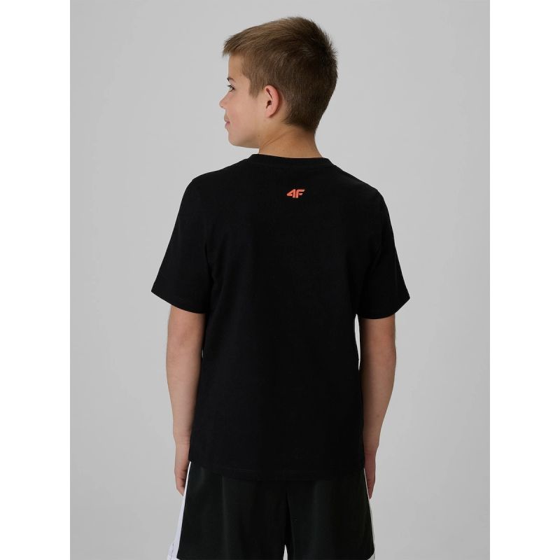 Boy's regular printed T-shirt 4F 4FJRSS26TTSHM4278-20S