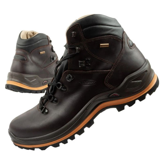 Grisport Marrone men's trekking shoes, leather, waterproof, ankle boots In preparation Your Sports Performance