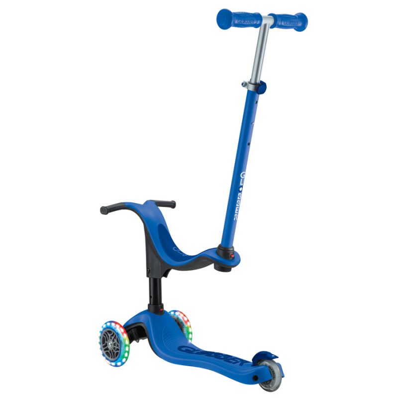 Scooter with seat GO•UP SPORTY LIGHTS (452-600-4 S) Accessories/Skating/Hulajnogi/Traditional/For kids/Globber Your Sports Performance