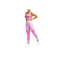 GymHero Leggings Stripes W MAUVE Clothing/Training/GymHero Your Sports Performance