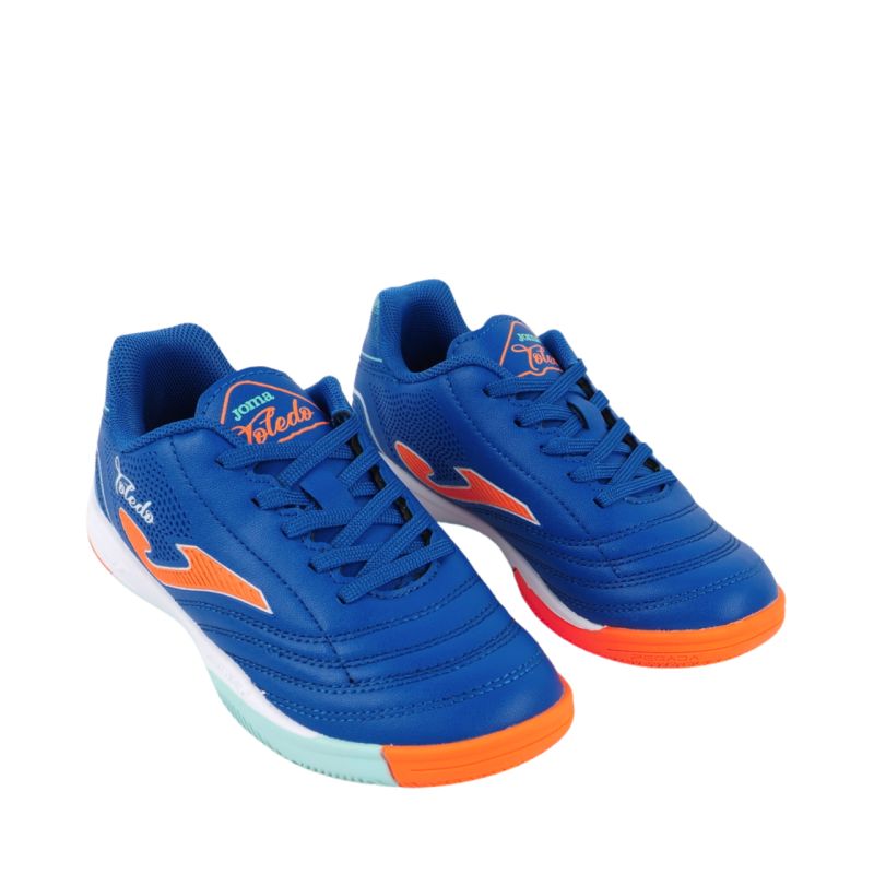Joma Toledo Indoor 2604 Blue TOJW2604IN Kids' Soccer Shoes