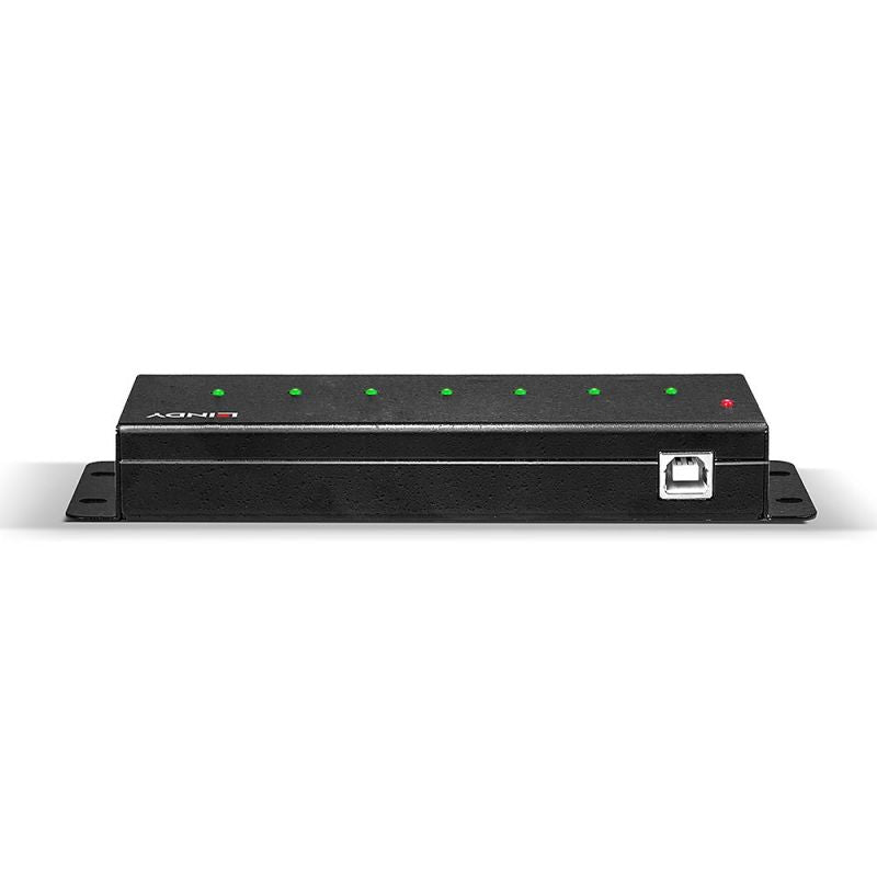 Lindy 42794 USB 2.0 Type-B Hubs and Concentrators 480 Mbit/s Black Kable i adaptery/Adaptery, przejściówki Your Sports Performance