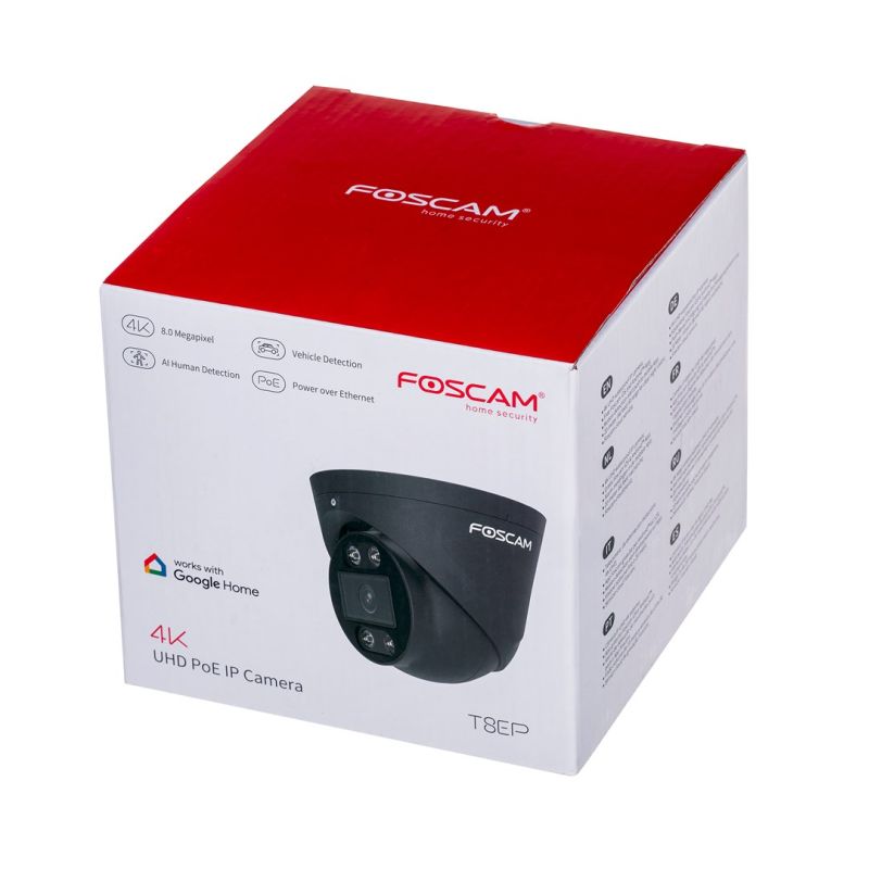 Foscam T8EP 8MP PoE IP surveillance camera CCTV IP/Kamery Your Sports Performance