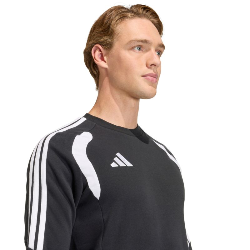 Men's adidas Tiro 26 League Sweat Crew Black and White KF3413 Clothing Your Sports Performance