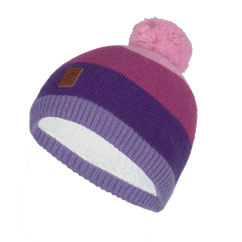 Trollkids Kids Gryllefjord Bobble Cap with Pompom Pink/Purple (987-243) In preparation Your Sports Performance