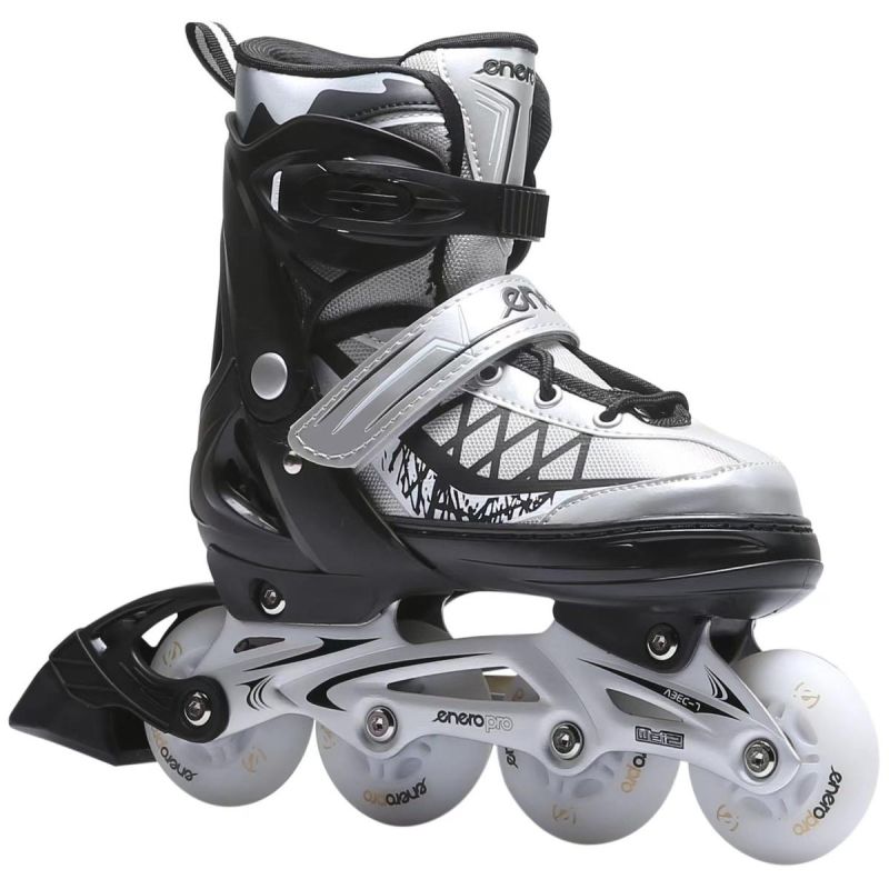 ROLLER SKATES-ROLLER SKATES-ICE SKATING 4IN1 ENERO PRO LED 38-41 GRAY Sport/Skate/Rolki Your Sports Performance