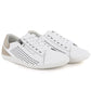 Women's leather barefoot shoes, openwork, white, Gino Fabiani OL38-6 Gino Fabiani