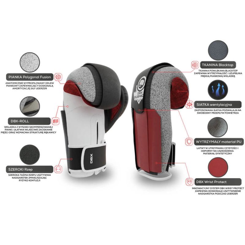 12oz Boxing Gloves - Phantom Red - Valor Series rękawice treningowe Your Sports Performance