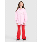 Oversized sweatshirt with hood, unzipped, for girls, 4F 4FJRAW25TSWSF2429-56S 4f