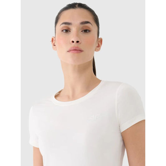 Women's training T-shirt regular quick-drying 4F 4FRSS25TFTSF1235-11S *Kategoria tymczasowa Your Sports Performance