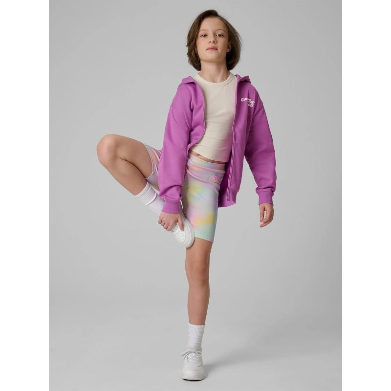 Girls’ Loose-Fit Hooded Sweatshirt 4F 4FJRSS26TSWSF2902-51S