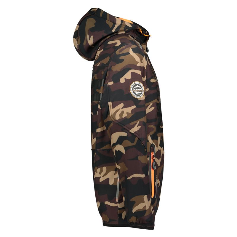 Geographical Norway Royaute M Softshell Jacket WU1057H-GN-KAKI-ORANGE Clothing/Outdoor/Geographical Norway Your Sports Performance
