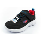 Skechers Bounder children's sports shoes with Velcro, lightweight, fashionable black Skechers