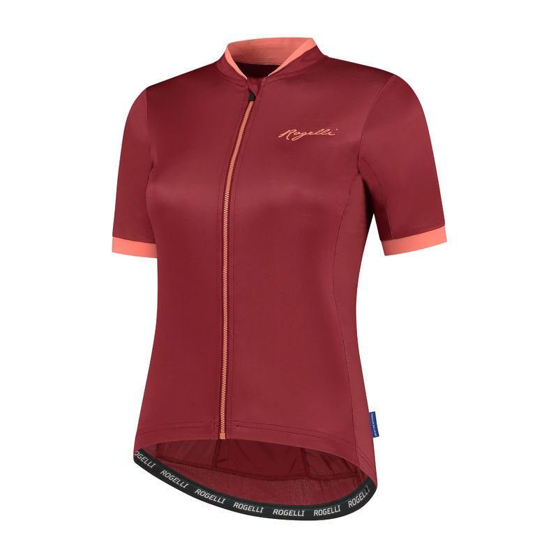 Rogelli ESSENTIAL burgundy XL women's T-shirt Clothing Your Sports Performance
